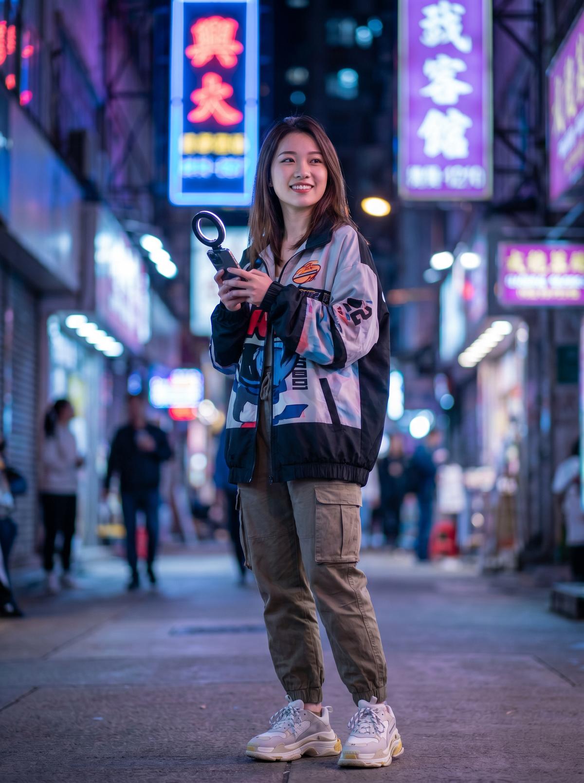 反差眼镜妹